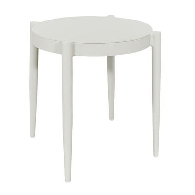 Muebles de balcón de jardín de tejido de cuerda 3 piezas de aluminio Salón de estar con mesa lateral por AJUNION