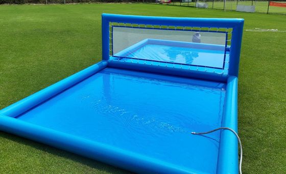 Corte de voleibol inflable de 33 pies al aire libre para piscina L32.8 x W16.5 x H7ft