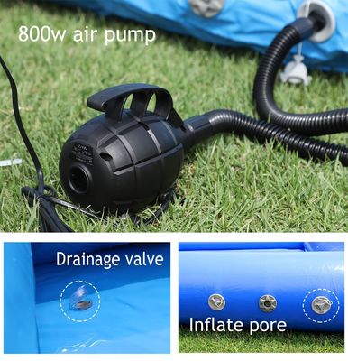 Corte de voleibol inflable de 33 pies al aire libre para piscina L32.8 x W16.5 x H7ft
