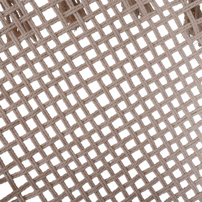 JUNIÓN Silla colgante de hamaca de macramé Cuadro metálico de cuerdas de algodón
