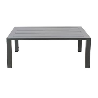 AJUNION Cuadro de aluminio Sofá de esquina exterior Set de salón Set de muebles seccionales de jardín