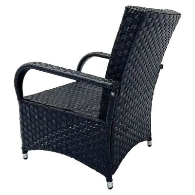 Muebles para exteriores modernos AJUNION Muebles para exteriores modernos con 2 asientos de vícara de ratán de chat resistentes a los rayos UV