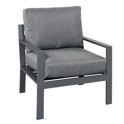 AJUNION Muebles de aluminio de 5 piezas para exteriores Conjunto de sofá de jardín Patio Conjunto de salón