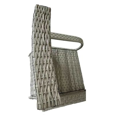 Mesa redonda Muebles de comedor al aire libre Wicker Rattan Jardín Conjunto para 4 plazas por AJUNION