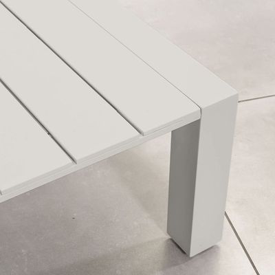 Muebles de patio modulares de aluminio AJUNION 4 piezas Sofá de salón al aire libre