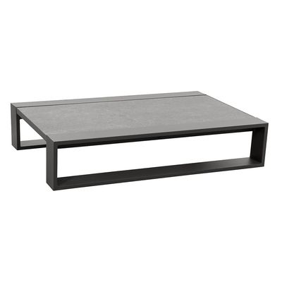 AJUNION Luxury Aluminium Sofa Set Muebles con mesa de café Tamaño L 120 x W80 x H26cm