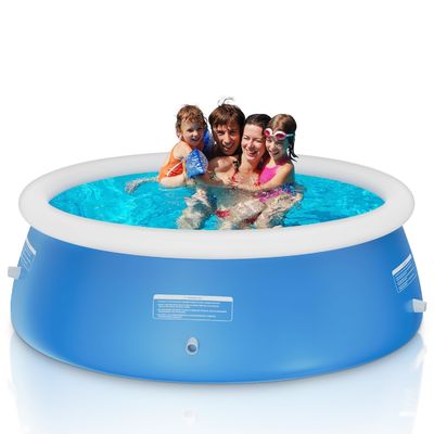 Piscina familiar de PVC redonda extra grande AJUNION 12ft x 33in para el jardín al aire libre