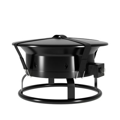 58 000 BTU Fuego de propano portátil Ideal para acampar al aire libre 19"D x 19"W x 11"H