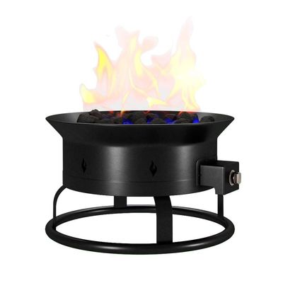 58 000 BTU Fuego de propano portátil Ideal para acampar al aire libre 19"D x 19"W x 11"H