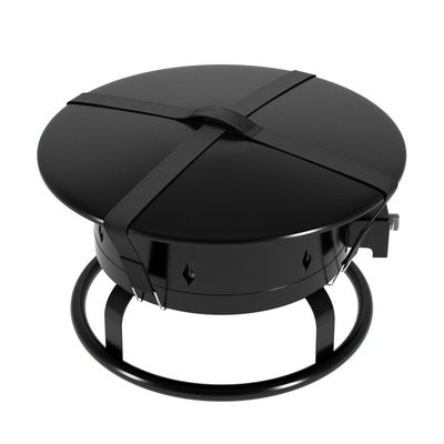 58 000 BTU Fuego de propano portátil Ideal para acampar al aire libre 19"D x 19"W x 11"H