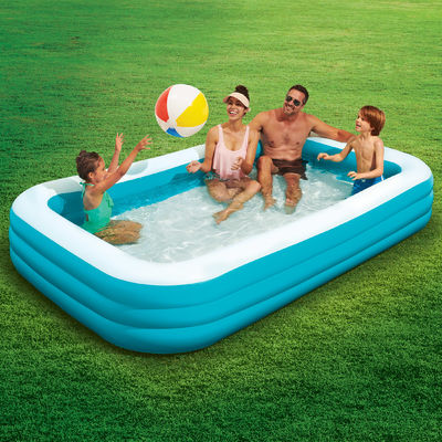 120 x 72 x 22.00 pulgadas Piscina rectangular inflable perfecta para el jardín del patio trasero