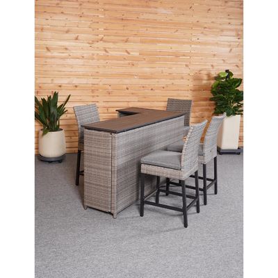Sillón de bar y tabla para muebles de comedor modernos
