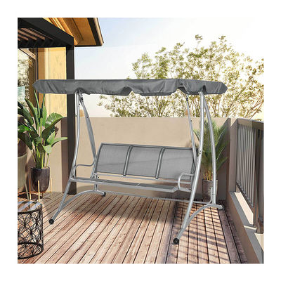 190L x 130W x 172H cm Esquina de hamaca de jardín con toldo ajustable de AJUNION