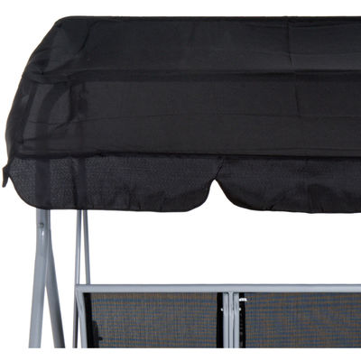 170W x 153H cm silla de oscilación de metal al aire libre banco de jardín silla de hamaca colgante porche oscilación