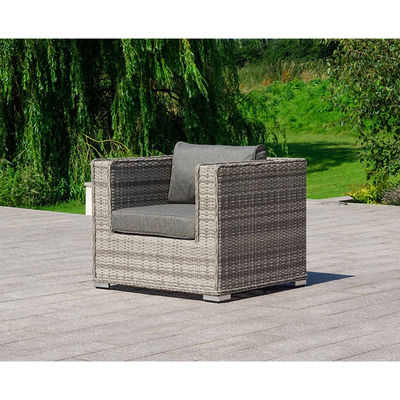 Sofá exterior seccional Conversación en el patio con diseño moderno estilo Wicker Rattan
