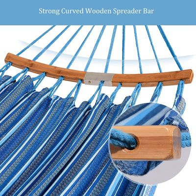Villa al aire libre Jardín interior Acampada portátil Plegable Ultraligero Cotton Swing Colgante cama de hamaca
