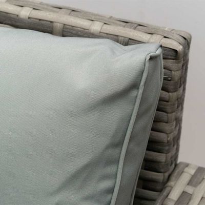 Todo el tiempo Sofá de exterior de Rattan Conjunto de tres plazas L182xW70xH78cm espesor del cojín 9cm