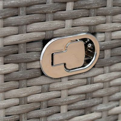 Todo el tiempo Sofá de exterior de Rattan Conjunto de tres plazas L182xW70xH78cm espesor del cojín 9cm