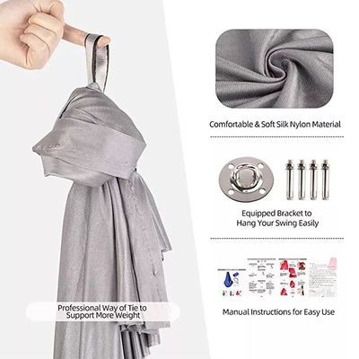 Embalaje de correos Niños Niños Terapia doble Sensorial Aérea Yoga hamaca swing Logotipo personalizado