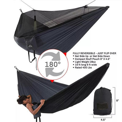 Cuarto de estar ligero hamaca de campamento con mosquiteros y diseño plegable portátil