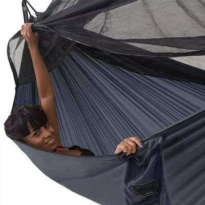 Cuarto de estar ligero hamaca de campamento con mosquiteros y diseño plegable portátil