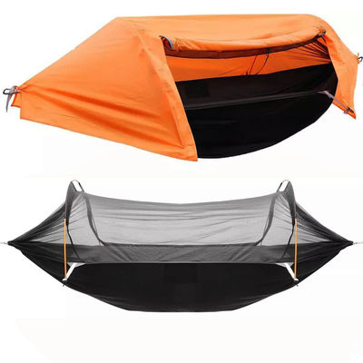 Estilo de diseño moderno Jardín al aire libre Tienda de campamento paracaídas con mosquiteros y cala de lluvia