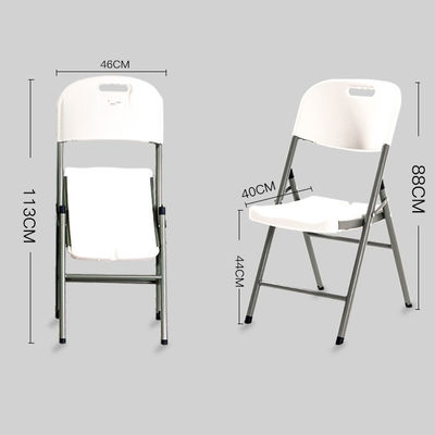 Silla plegable de HDPE para patio de jardín Portable Fiesta de bodas Eventos de banquete Plegable