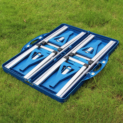 Mesa y silla de plástico portátil plegable para viajes al aire libre con logotipo personalizado