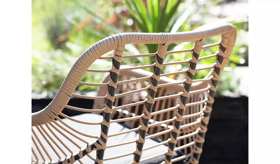 Transforma tu jardín con AJUNION 4 piezas de muebles de exterior para todo tipo de clima