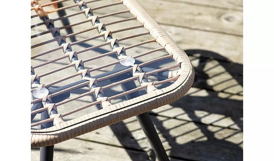 Transforma tu jardín con AJUNION 4 piezas de muebles de exterior para todo tipo de clima