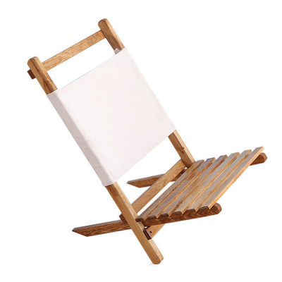 Embalaje de correos y camping al aire libre Jardín apilable Plegable de haya Silla de playa de picnic de madera