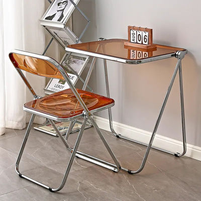 Metal y plástico plegable picnic comedor mesa de café para el jardín moderno exterior sala de estar