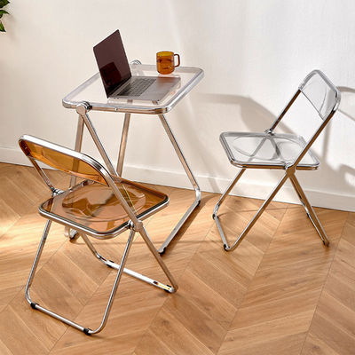 Metal y plástico plegable picnic comedor mesa de café para el jardín moderno exterior sala de estar