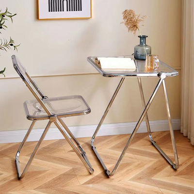 Metal y plástico plegable picnic comedor mesa de café para el jardín moderno exterior sala de estar
