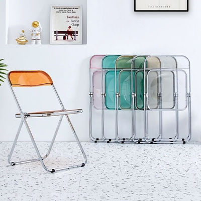 Plastico plegable acrílico metal jardín exterior sala de estar mesa y silla para el parque