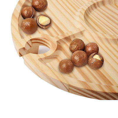 Tabla redonda plegable portátil de madera para acampar al aire libre Viajes a la playa y picnics
