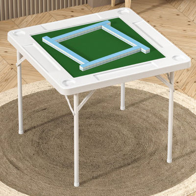 Logotipo personalizable Tabla de Mahjong de cartas de póquer para 4 jugadores para actividades al aire libre e interior