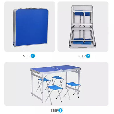 Conjunto de mesa y silla portátil plegable de diseño moderno para barbacoa en la playa