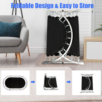 Trampolín plegable plegable para niños para interiores y exteriores 4 FT o OEM Ajustable en altura