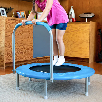 Casa Interior Exterior portátil Plegable Niños Cama de Salto 4FT Tamaño del marco con mango