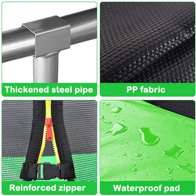 14 FT o OEM Jardín exterior interior Adultos niños Trampolín con red de protección de seguridad