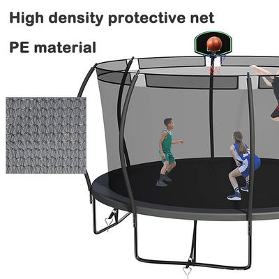 Adultos Niños Niños Basketball Hoop Set Trampolín con red protectora y logotipo opcional