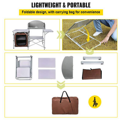 Mesa plegable portátil para jardín al aire libre patio patio villa fiesta evento banquete