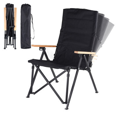Silla plegable con respaldo de respaldo ajustable en 4 posiciones para acampar Pescar Caminar al aire libre