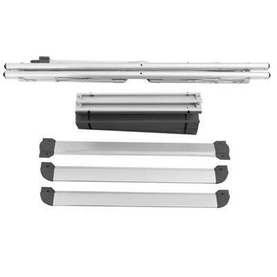 Mesa plegable de aluminio ligero portátil para eventos de fiesta en el patio del jardín al aire libre