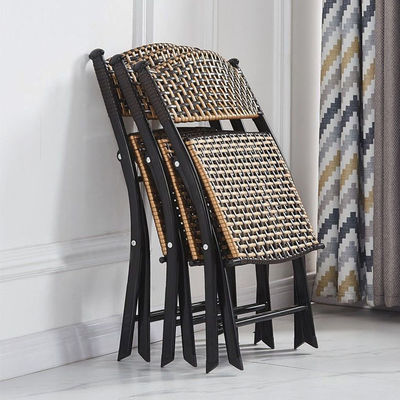 Silla plegable de rattan artificial para eventos de banquete de la fiesta escolar