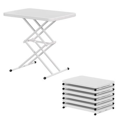 Oficina de jardín TV interior al aire libre mesa de comedor portable ajustable robusta pequeña mesa plegable