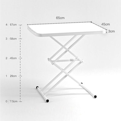 Oficina de jardín TV interior al aire libre mesa de comedor portable ajustable robusta pequeña mesa plegable