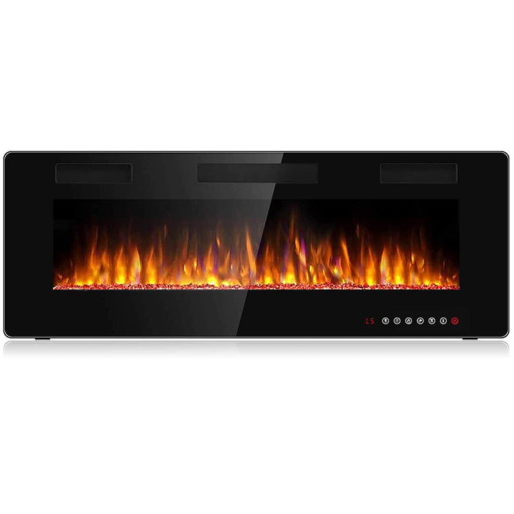 Fuego eléctrico de pared 12 opciones de color de llama y control remoto incluido