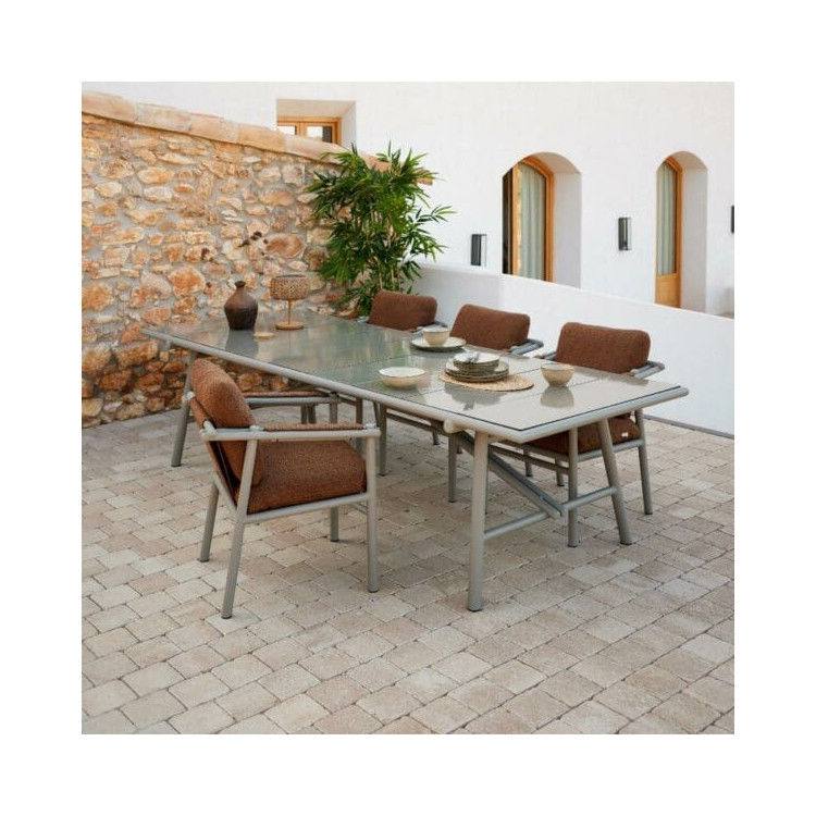 Muebles de aluminio de lujo para jardín o casa